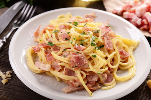 Bacon Pasta White Sauce