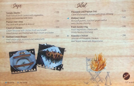 Gusto Cafe menu 1