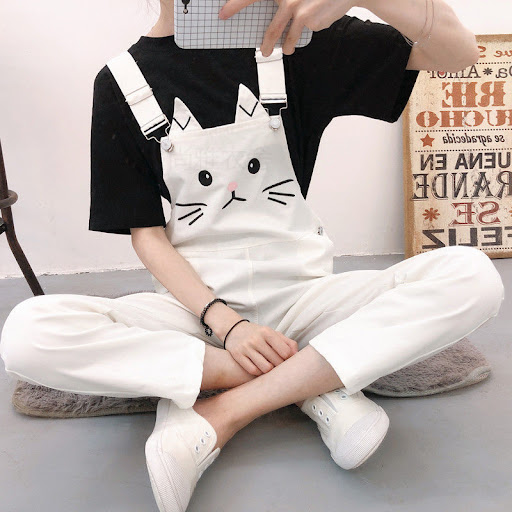 Title 5, Womens one-piece casual cropped trousers, comf...