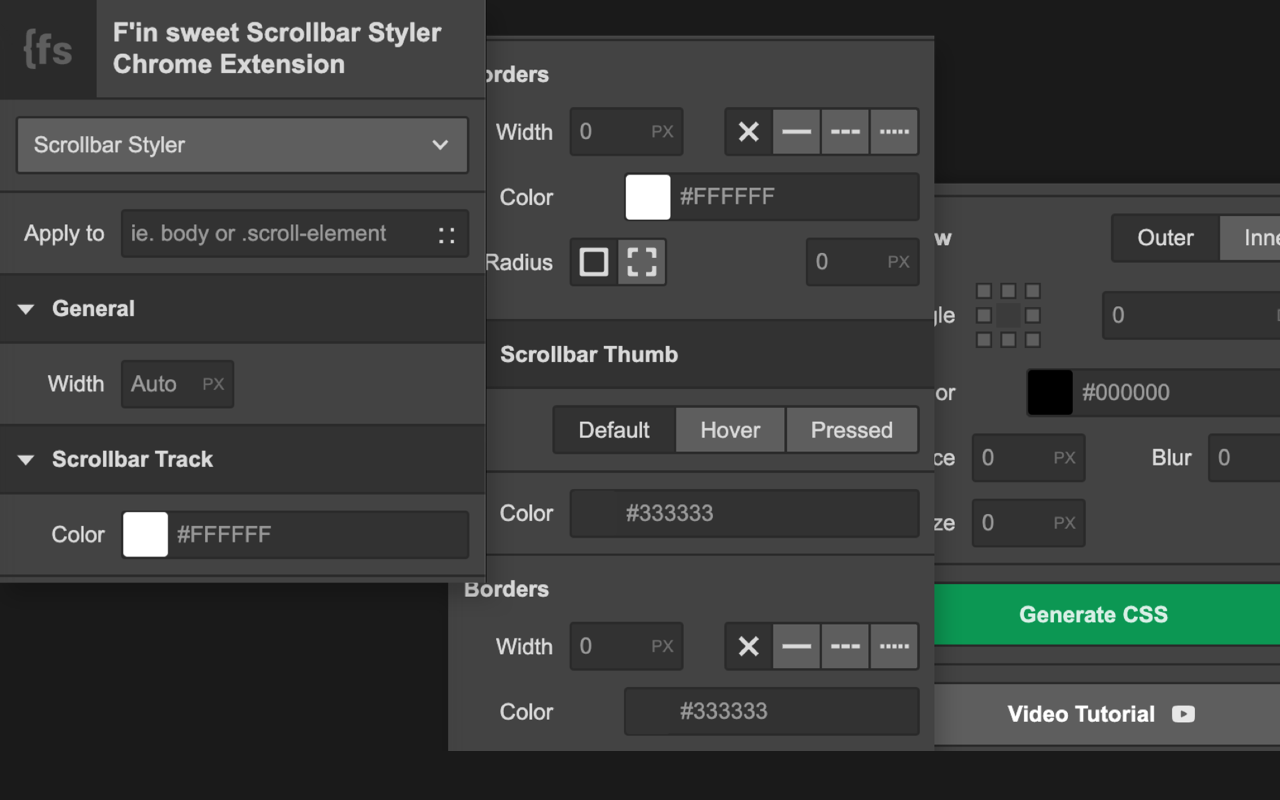 F'in sweet Scrollbar Styler for Webflow Preview image 3