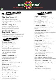 Neopolitan Pizza menu 3