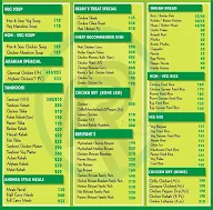 Reddy's Paradise menu 1