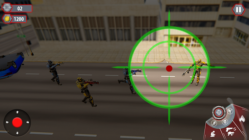 Code Triche armée commando robot tactique jeu de tir de grève APK MOD 4