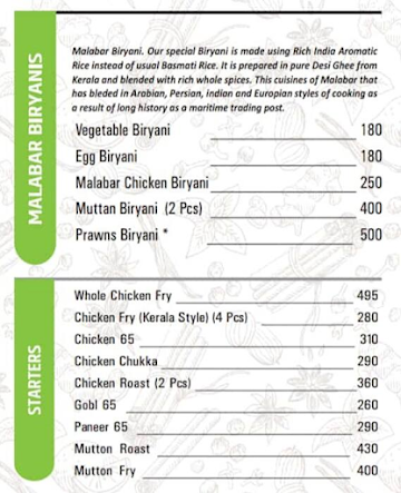 Malabar Jk menu 