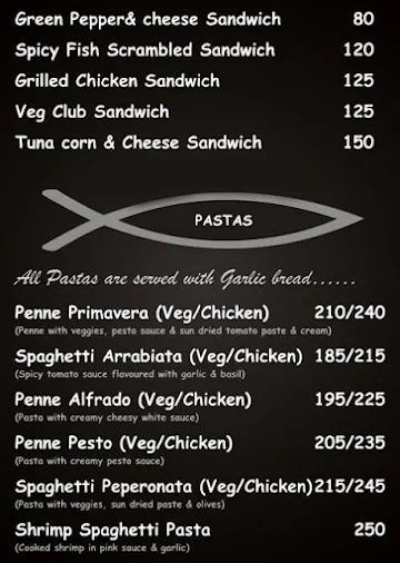 Fish & Fries menu 