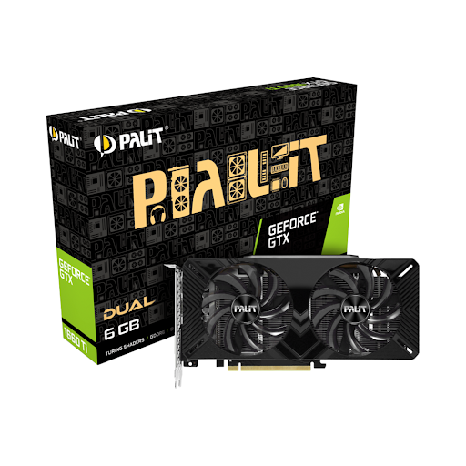 Card màn hình Palit GTX1660TI DUAL 6GB GDDR6 