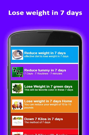 Lose Weight in 7 days