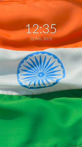 Flag of India Wall Lock