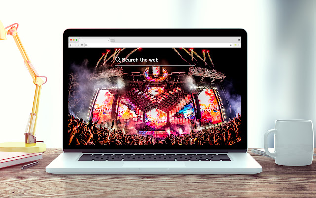 Ultra Music Festival New Tab Theme