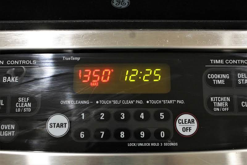 Preheating Oven To 350 Degrees.