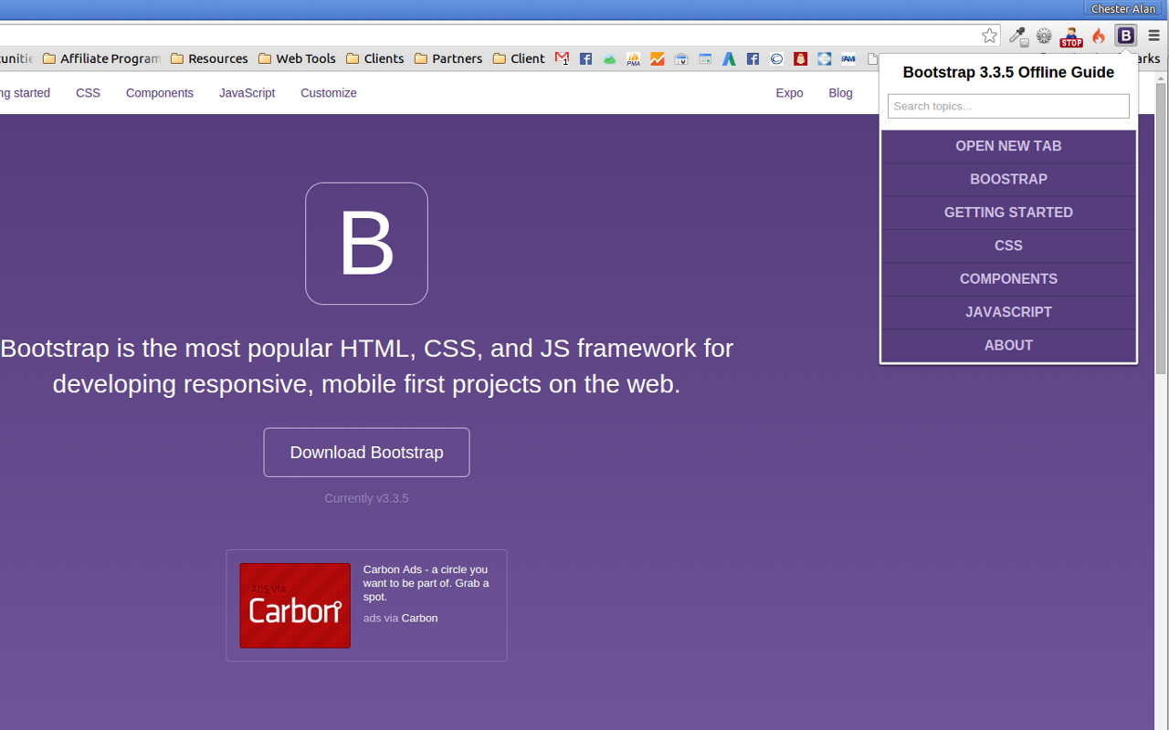 Bootstrap 3.3.x Offline Guide Preview image 1