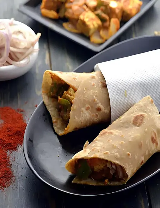 Barbeque Paneer Roll