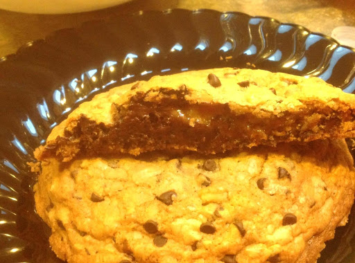 Rose Mary's Rum Brownie Stuffed Choc Chip Cookies