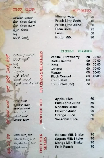 Hyderabad Biryani House menu 