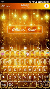 Star Golden Emoji Keyboard screenshot 7