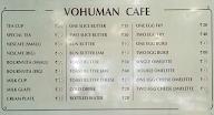 Vohuman Cafe menu 2