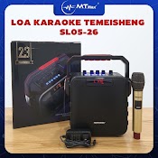 Loa Bluetooth Karaoke Temeisheng Sl0526, Kèm 1 Micro Không Dây Loa Karaoke Cao Cấp Âm Thanh Cực Hay Có Quai Xách