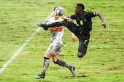 Mxolisi Macuphu of Royal AM FC during the Nedbank Cup quarter final match between Royal AM and University of Pretoria.