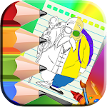 Cover Image of Download kids Coloring page for saiyan 1.1 APK