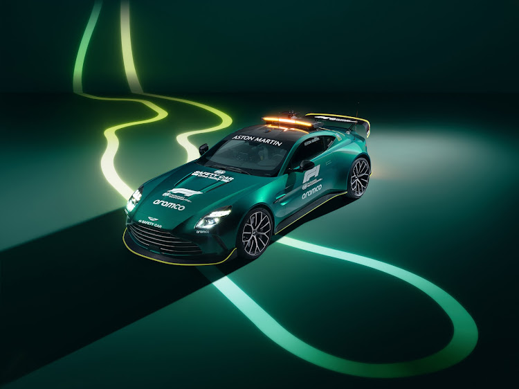 The Vantage Safety Car is equipped with a host of aerodynamic upgrades.