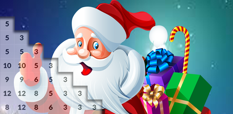 Coloring Book Christmas Pixel Art Learning Game