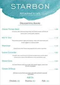 Starbon Restaurant & Cafe menu 1