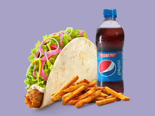 Chicken Seekh Kebab Taco Meal