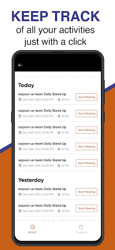 Screenshot aapoon meet