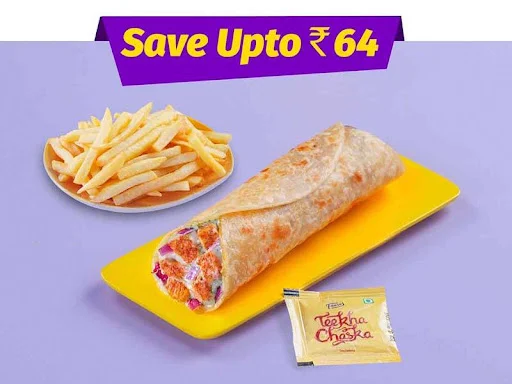 Non-Veg Classic Wrap & Fries Meal At 205