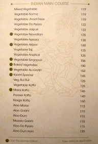 Kaveri Restaurant menu 1