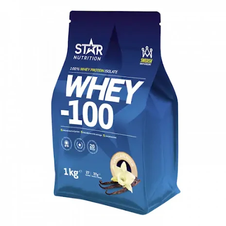 Star Nutrition Whey-100 1kg - Vanilla