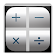 Calculator with 00 key icon