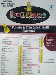 Mk Kulfi menu 3