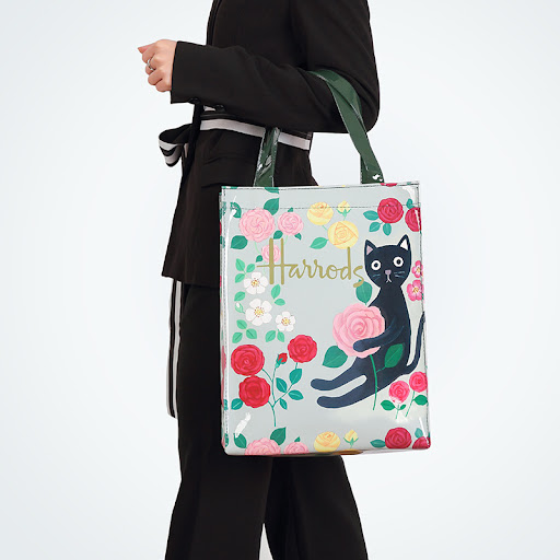 Title 24, Letter printed handbag. Stylish and practical f...