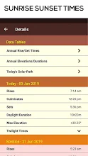 Sun Seeker Sunrise Sunset Times Tracker Compass Applications Sur Google Play