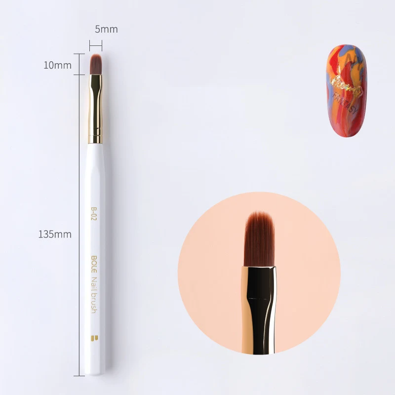 Kit de canetas Bole para unhas, com traço, gradiente, carimbo, leque, pintura borrada e pincel fototerapia. Decore suas unhas!