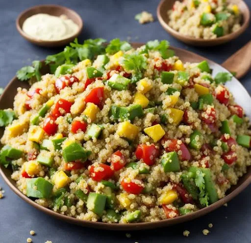 Paneer Tikka Quinoa Salad