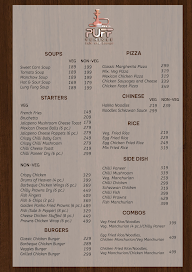 Puff Vehicle Cafe & Lounge menu 2