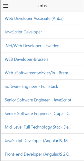 AngJobs - angularJs jobs