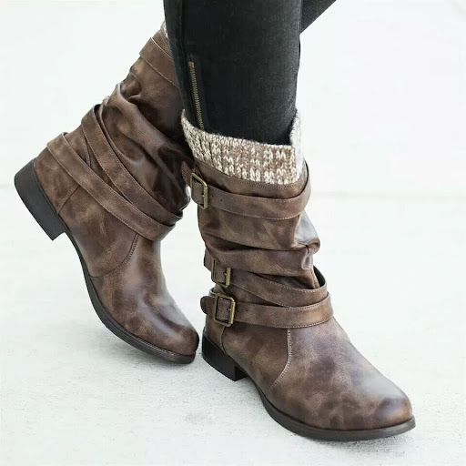 Title 6, Winter new womens boots low heel sizes 40-43. ...