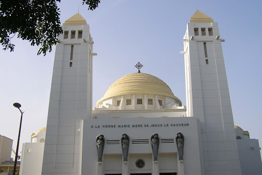 La cathédrale de Dakar in Sénégal.