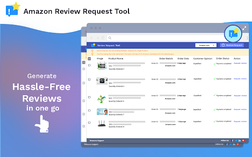 Amazon Review Request Tool