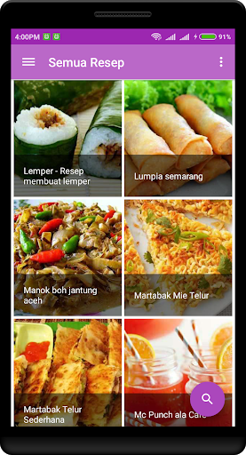 Screenshot Resep Masakan Nusantara Ofline