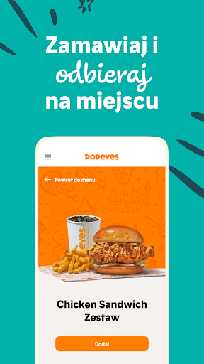 Screenshot Popeyes Polska