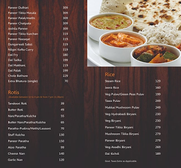 Balaji Pure Veg menu 