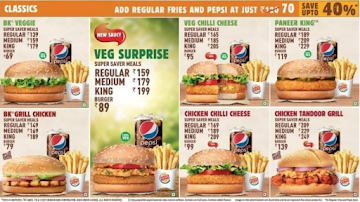 BK Cafe By Burger King menu 