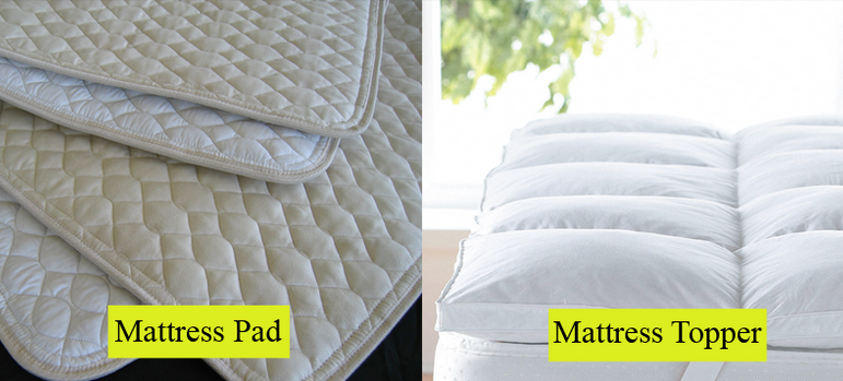 A mattress pad cannot be used to make a bed firmer as it is too thin, whereas a mattress topper is much thicker and can provide more firmness.