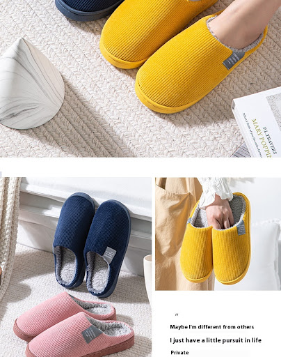 Title 8, Winter Indoor Warm Cotton Slippers, providing c...