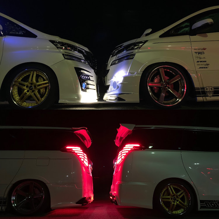 ヴェルファイアのアルヴェルfamily・ナイトMT・車高調整・洗車に関するカスタム事例の投稿画像5枚目