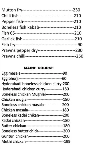 Eat Well menu 